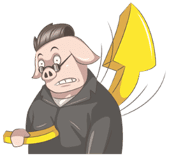 Pig Boss sticker #14084467