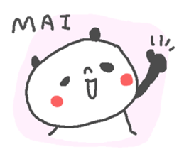 Mai cute panda stickers! sticker #14084571