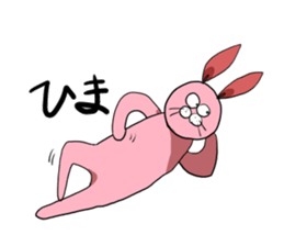 a bit annoying pink rabbit sticker #14085014