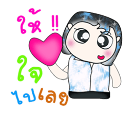 Hello my name is Saki. ^__^!! sticker #14085067