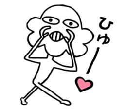 The uncle Cloudy. sticker #14085488