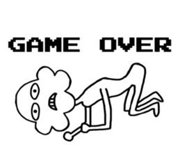 The uncle Cloudy. sticker #14085489