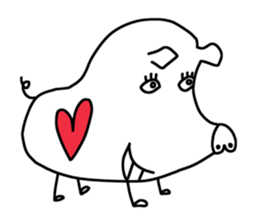 The uncle Cloudy. sticker #14085492