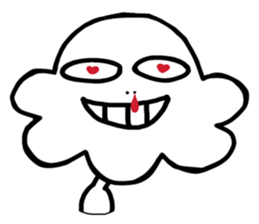 The uncle Cloudy. sticker #14085506