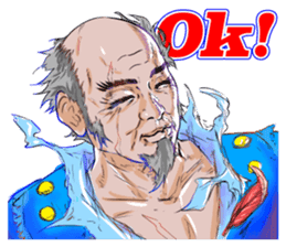 A man who replies "OK". (Japanese) sticker #14086067