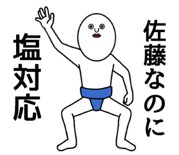 My family name is SATO2 sticker #14086679