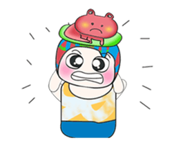 Mr. Jame and frog. ^_^ sticker #14086807