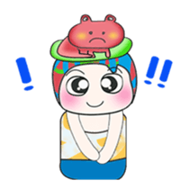 Mr. Jame and frog. ^_^ sticker #14086808