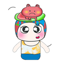 Mr. Jame and frog. ^_^ sticker #14086810