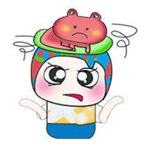 Mr. Jame and frog. ^_^ sticker #14086815