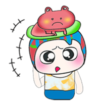 Mr. Jame and frog. ^_^ sticker #14086819