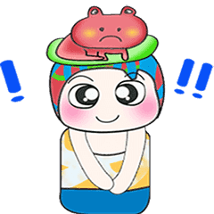 Mr. Jame and frog. ^_^