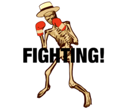 Hatty Skull man sticker #14087051