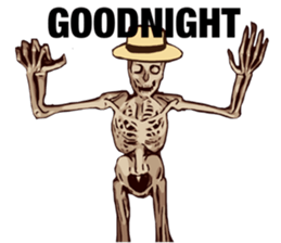 Hatty Skull man sticker #14087056