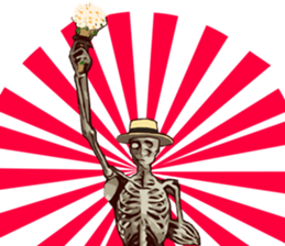 Hatty Skull man sticker #14087058