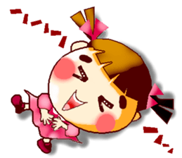 A Funny girl sticker #14087243