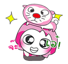 Mr. Dora and cat.. ^_^ sticker #14087824