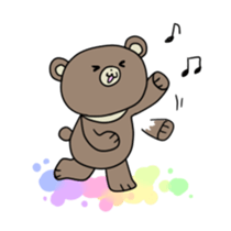 Asian black bear Sticker2 sticker #14087899