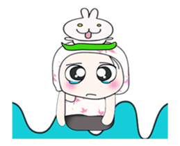 Mr. Haka and rabbit..^_^ sticker #14088440