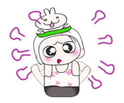 Mr. Haka and rabbit..^_^ sticker #14088444