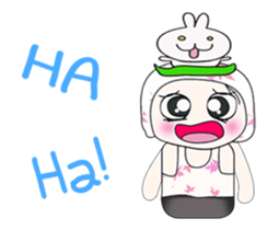 Mr. Haka and rabbit..^_^ sticker #14088445