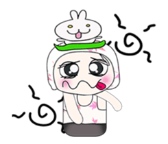 Mr. Haka and rabbit..^_^ sticker #14088446