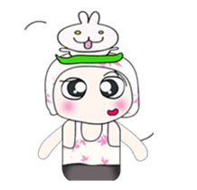 Mr. Haka and rabbit..^_^ sticker #14088450