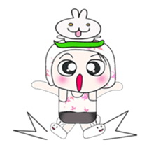 Mr. Haka and rabbit..^_^ sticker #14088451