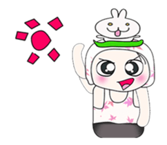 Mr. Haka and rabbit..^_^ sticker #14088454