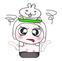 Mr. Haka and rabbit..^_^ sticker #14088455