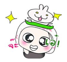 Mr. Haka and rabbit..^_^ sticker #14088456