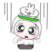 Mr. Haka and rabbit..^_^ sticker #14088457