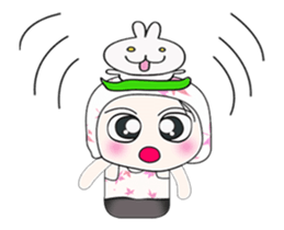 Mr. Haka and rabbit..^_^ sticker #14088458