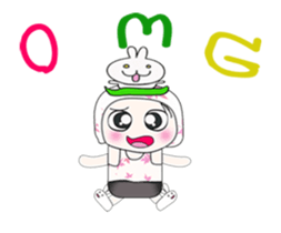 Mr. Haka and rabbit..^_^ sticker #14088461