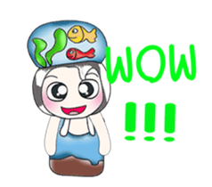 ....Mr. Mama and fish... sticker #14088871