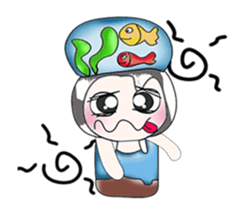 ....Mr. Mama and fish... sticker #14088878