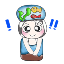 ....Mr. Mama and fish... sticker #14088880