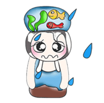 ....Mr. Mama and fish... sticker #14088881