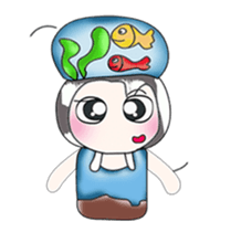 ....Mr. Mama and fish... sticker #14088882