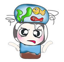 ....Mr. Mama and fish... sticker #14088887