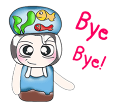 ....Mr. Mama and fish... sticker #14088892