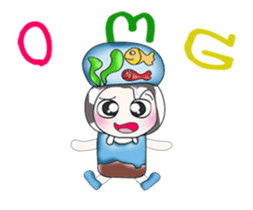 ....Mr. Mama and fish... sticker #14088893