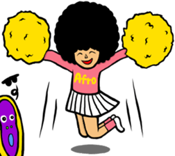I am Afro2 sticker #14088956