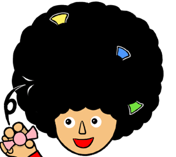 I am Afro2 sticker #14088966