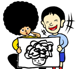 I am Afro2 sticker #14088967