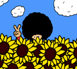 I am Afro2 sticker #14088985