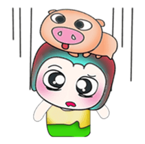 ..Mr. Kosuke and pig.. sticker #14089009