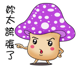 Charming mushroom world sticker #14089416