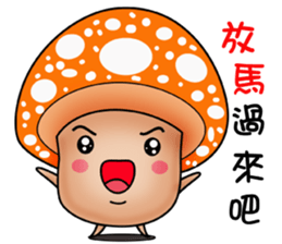Charming mushroom world sticker #14089421