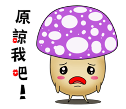 Charming mushroom world sticker #14089423